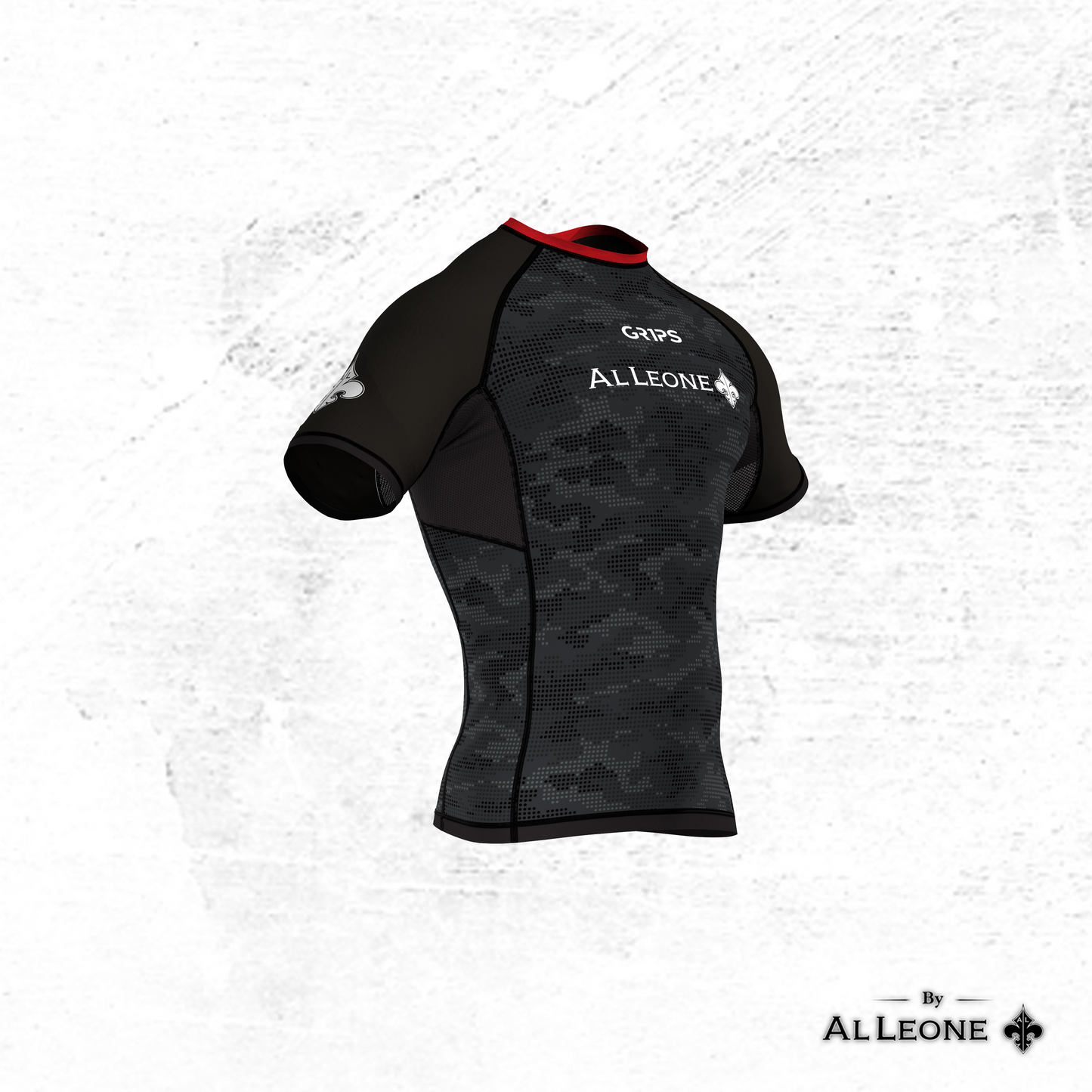 SECRET WEAPON AL BLACK PIXEL RASHGUARD
