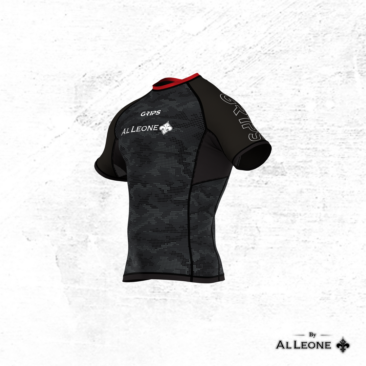 SECRET WEAPON AL BLACK PIXEL RASHGUARD