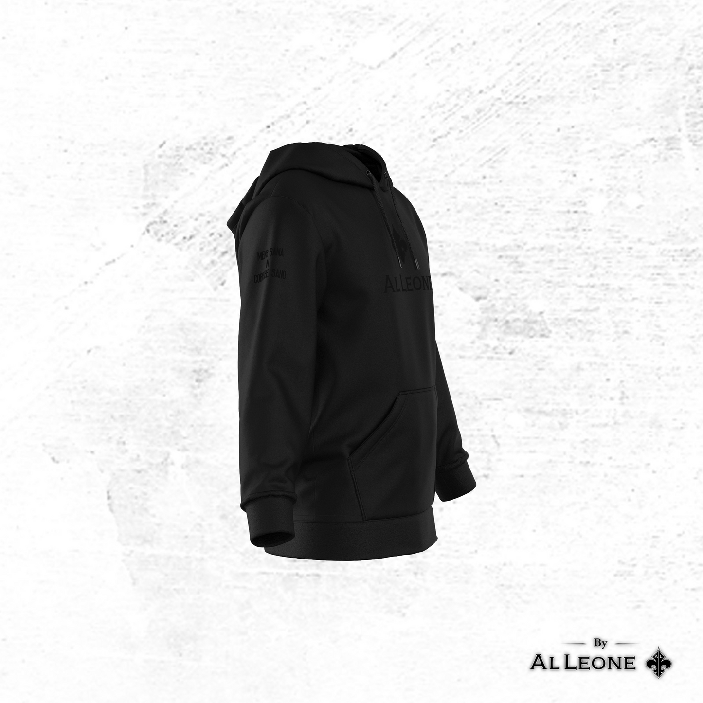 AL Leone Hoodie – Black