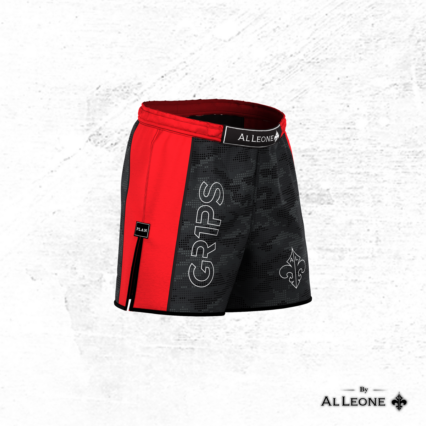SECRET WEAPON AL BLACK PIXEL GRAPPLING SHORTS
