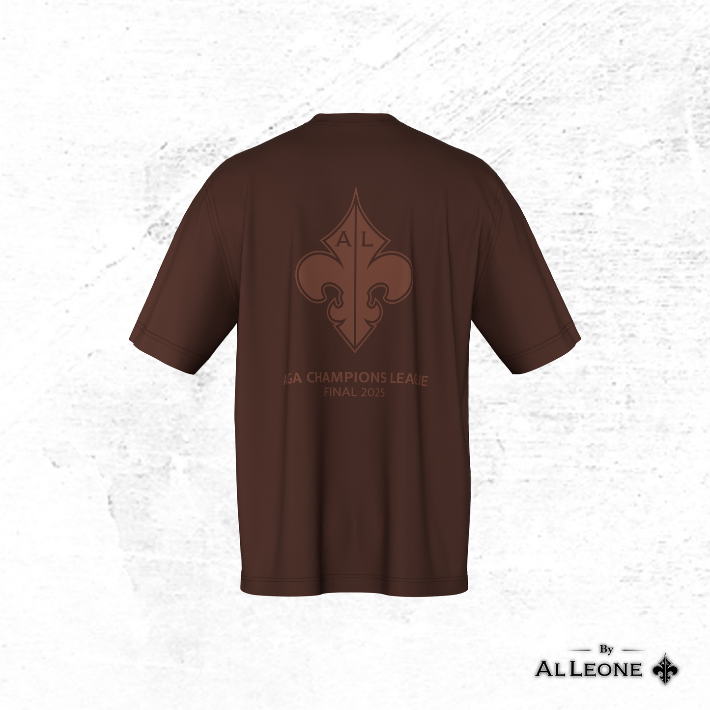 AIGA x AL Leone Oversized T-shirt Brown