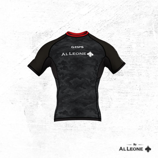 SECRET WEAPON AL BLACK PIXEL RASHGUARD
