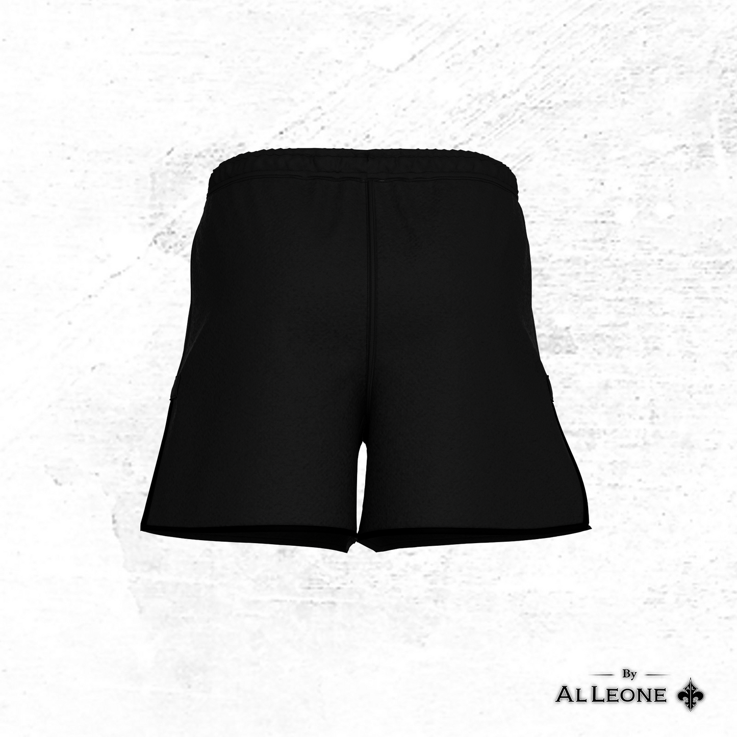 Method MMA, 黑色带白色logo V2短裤