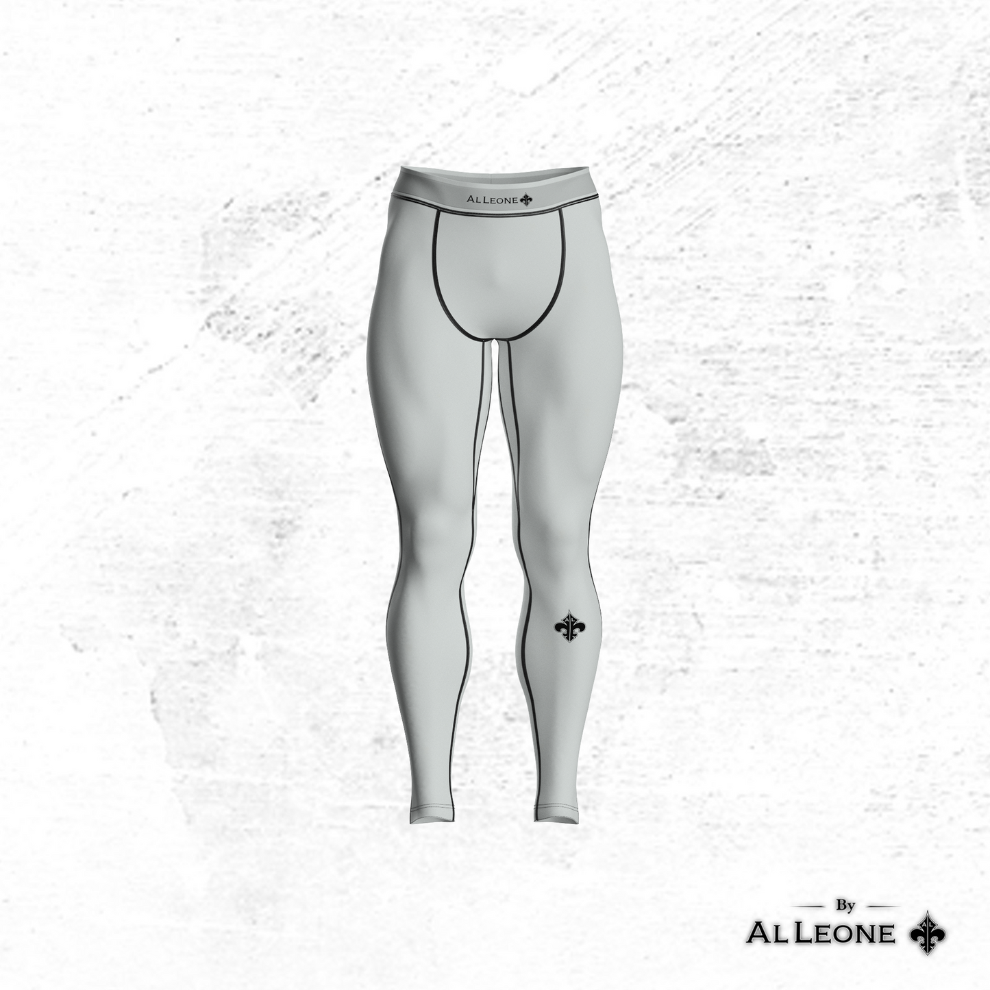 Men Leggings Classic White LS