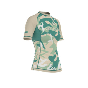 Mint Camo Women’s Grappling Rashguard