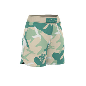 Mint Camo Women’s Grappling Shorts