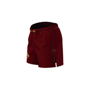 Burgundy Gold Shorts