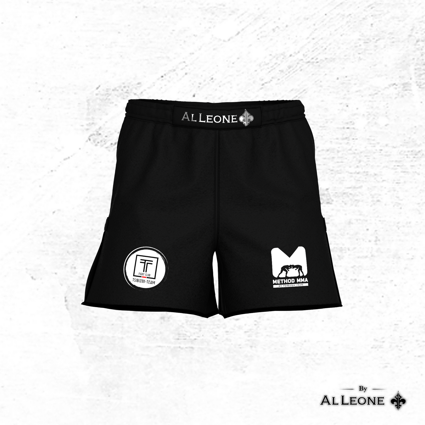 Method MMA, 黑色带白色logo V2短裤